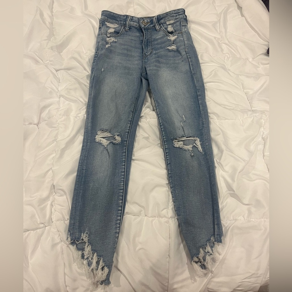 High Rise Crop Jeans